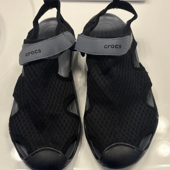 CROCS Women’s Swift Water Mesh Sandals - Picture 1 of 11